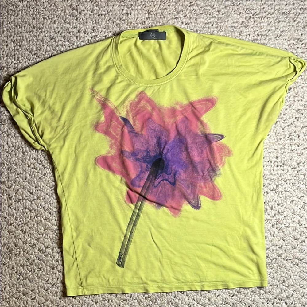 McQ by Alexander McQueen Women's Match/Fire Yellow Shirt